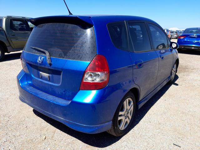 JHMGD38627S031244 - 2007 HONDA FIT S  photo 4