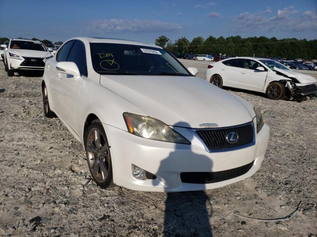 JTHBF5C28A5127163 - 2010 LEXUS IS 250 WHITE photo 1