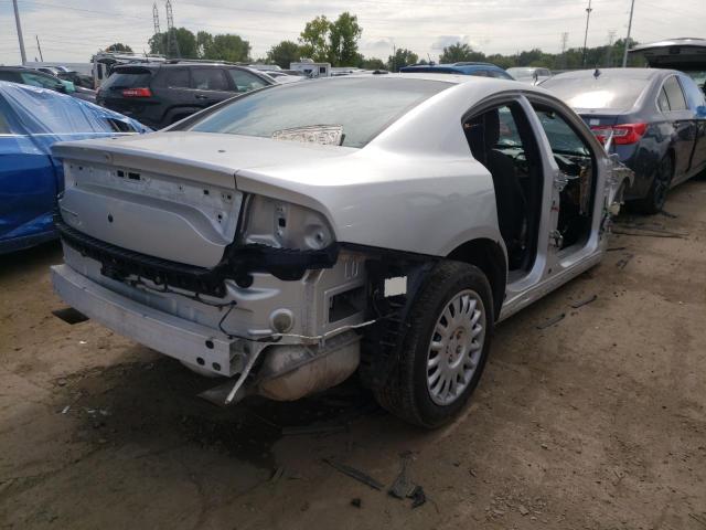 2C3CDXKT3JH212457 - 2018 DODGE CHARGER PO SILVER photo 4