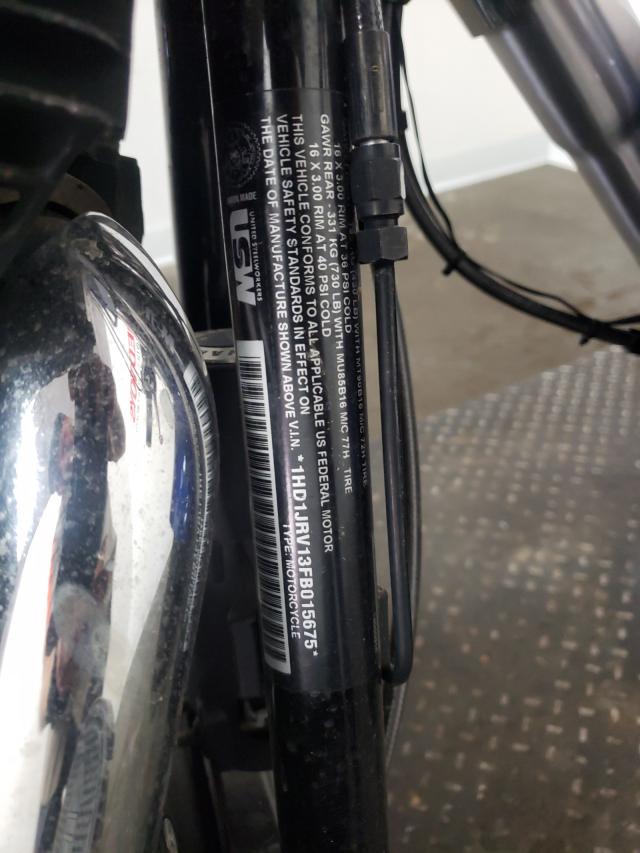 1HD1JRV13FB015675 - 2015 HARLEY-DAVIDSON FLS SOFTAI 蓝色 照片 10