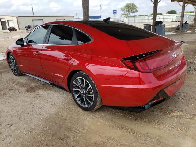 5NPEH4J21LH048880 - 2020 HYUNDAI SONATA LIM RED photo 3