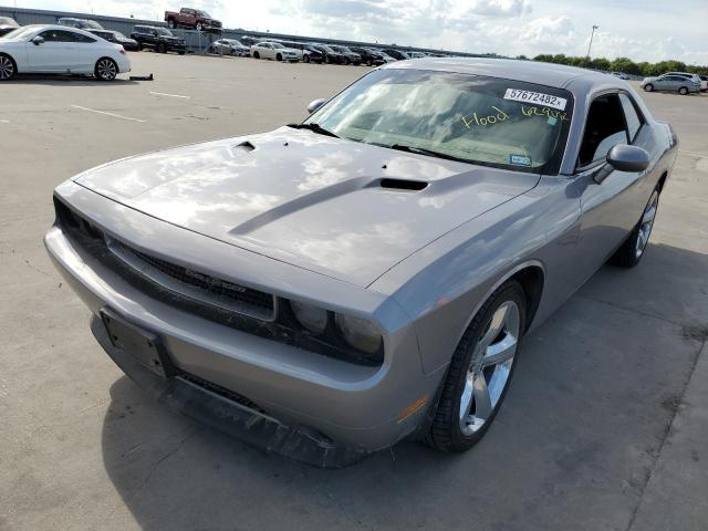 2C3CDYAG2DH629082 - 2013 DODGE CHALLENGER GRAY photo 2