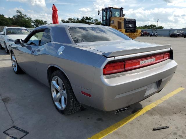 2C3CDYAG2DH629082 - 2013 DODGE CHALLENGER GRAY photo 3