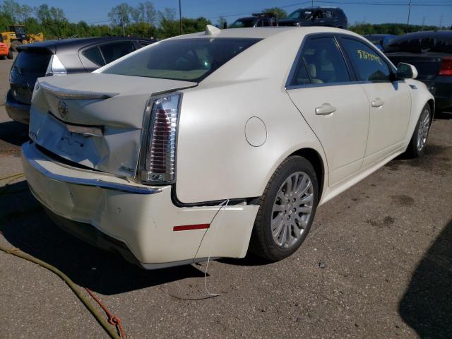 1G6DS5EV8A0145997 - 2010 CADILLAC CTS PREMIU WHITE photo 4