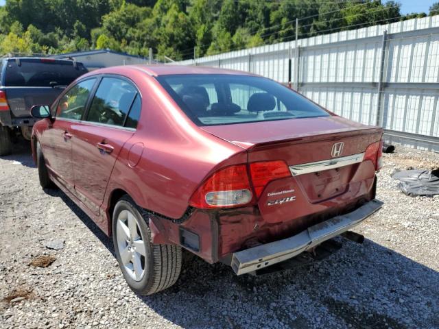 2HGFA1F66BH506179 - 2011 HONDA CIVIC LX-S Марун фото 3