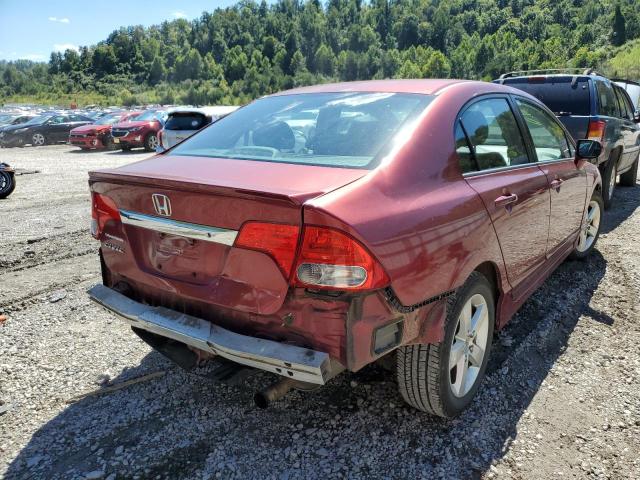 2HGFA1F66BH506179 - 2011 HONDA CIVIC LX-S Марун фото 4