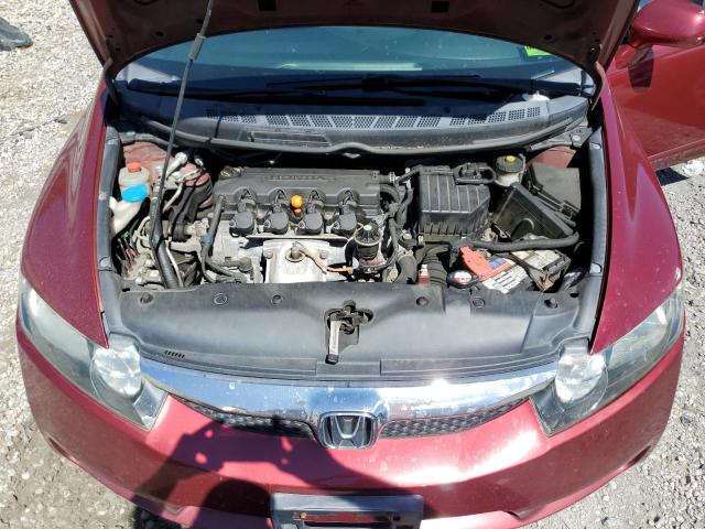2HGFA1F66BH506179 - 2011 HONDA CIVIC LX-S Марун фото 7