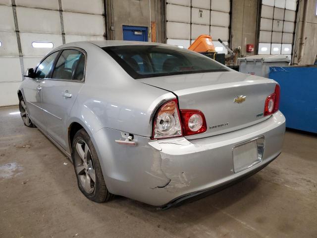 1G1ZC5EU5BF287609 - 2011 CHEVROLET MALIBU 1LT ვერცხლისფერი ფოტო 3