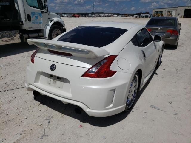 JN1AZ44E39M409366 - 2009 NISSAN 370Z WHITE photo 4