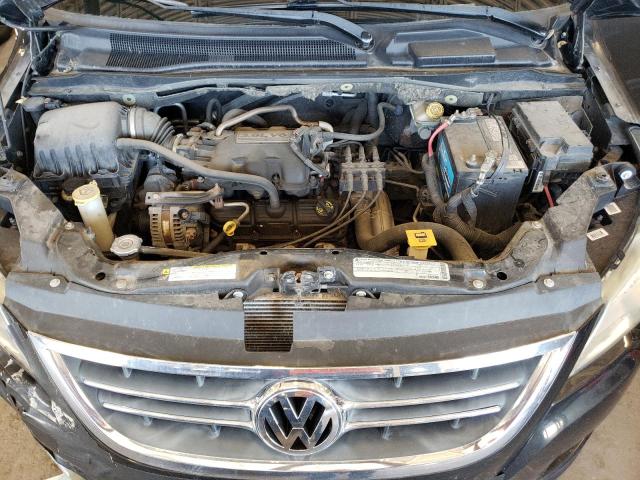 2V4RW3D1XAR348489 - 2010 VOLKSWAGEN ROUTAN SE BLACK photo 7