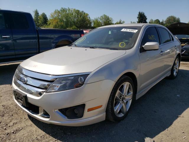 3FAHP0KC4AR426822 - 2010 FORD FUSION SPO SILVER photo 2