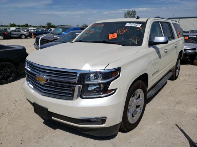 1GNSKKKC1FR120245 - 2015 CHEVROLET SUBURBAN K WHITE photo 2