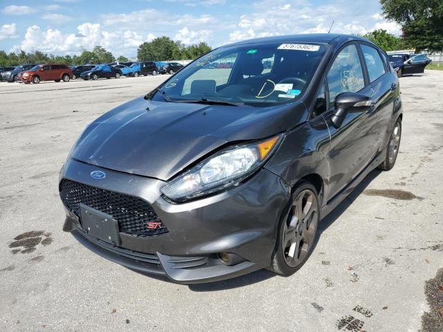 3FADP4GX0GM201739 - 2016 FORD FIESTA ST GRAY photo 2