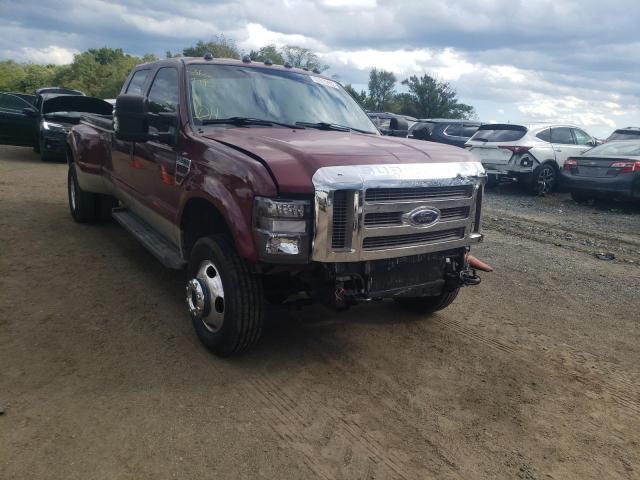 1FTWW33R98EC89897 - 2008 FORD F-350 BURGUNDY photo 1