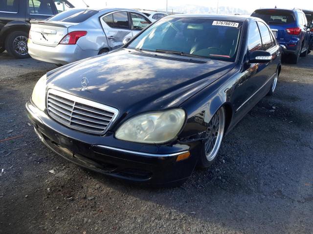 WDBNF67J56A480236 - 2006 MERCEDES-BENZ S 350 BLACK photo 2