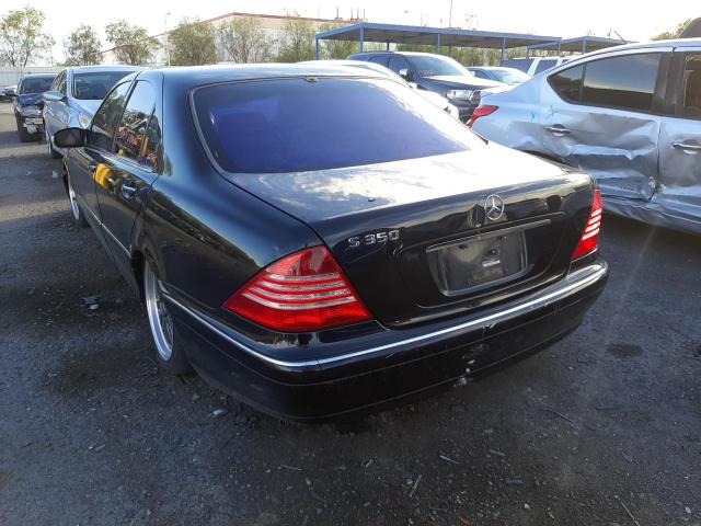 WDBNF67J56A480236 - 2006 MERCEDES-BENZ S 350 BLACK photo 3