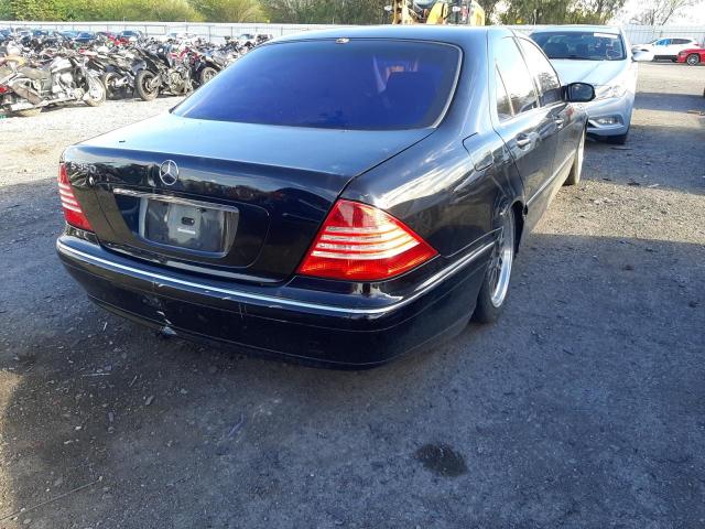 WDBNF67J56A480236 - 2006 MERCEDES-BENZ S 350 BLACK photo 4