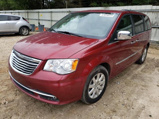 2C4RC1CG9CR297275 - 2012 CHRYSLER TOWN & COU RED photo 2