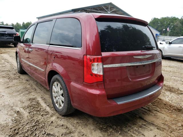 2C4RC1CG9CR297275 - 2012 CHRYSLER TOWN & COU RED photo 3