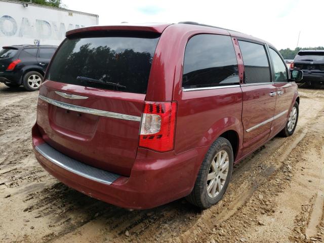 2C4RC1CG9CR297275 - 2012 CHRYSLER TOWN & COU RED photo 4