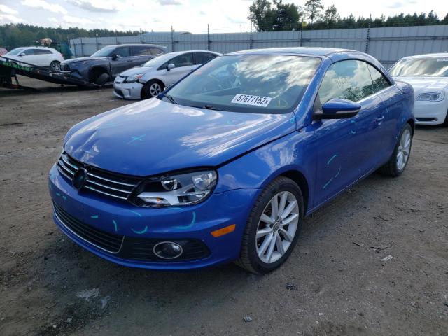 WVWBW7AH6CV011130 - 2012 VOLKSWAGEN EOS KOMFOR 蓝色 照片 2