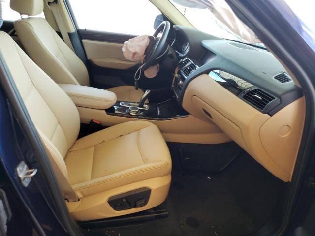 5UXWZ7C35H0X43228 - 2017 BMW X3 SDRIVE2 BLUE photo 5