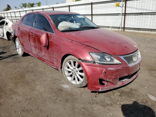 JTHBK262395088404 - 2009 LEXUS IS 250 BURGUNDY photo 1