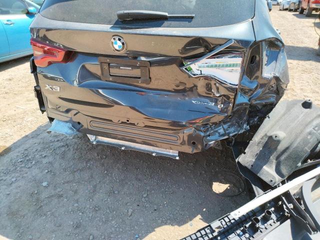 5UXTR9C58KLP88038 - 2019 BMW X3 XDRIVE3 BLACK photo 9
