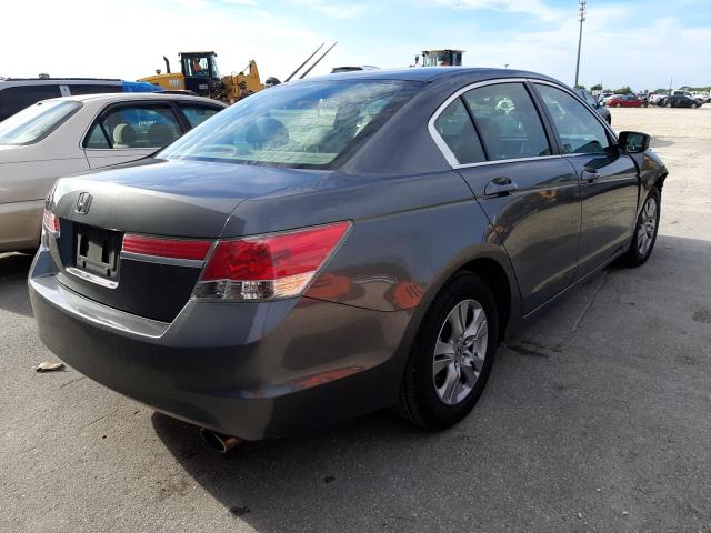 1HGCP2F44CA199147 - 2012 HONDA ACCORD LXP GRAY photo 4