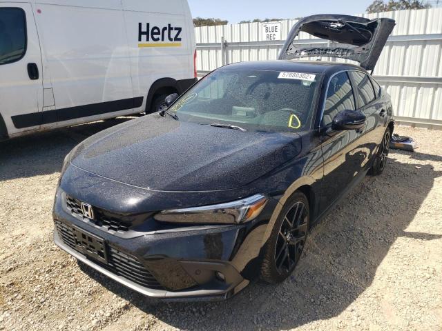 19XFL1H84NE009123 - 2022 HONDA CIVIC SPOR BLACK photo 2