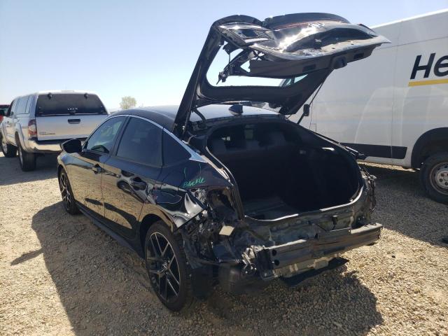 19XFL1H84NE009123 - 2022 HONDA CIVIC SPOR BLACK photo 3