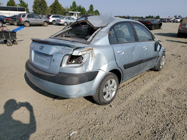 KNADE123986307320 - 2008 KIA RIO BASE SILVER photo 4