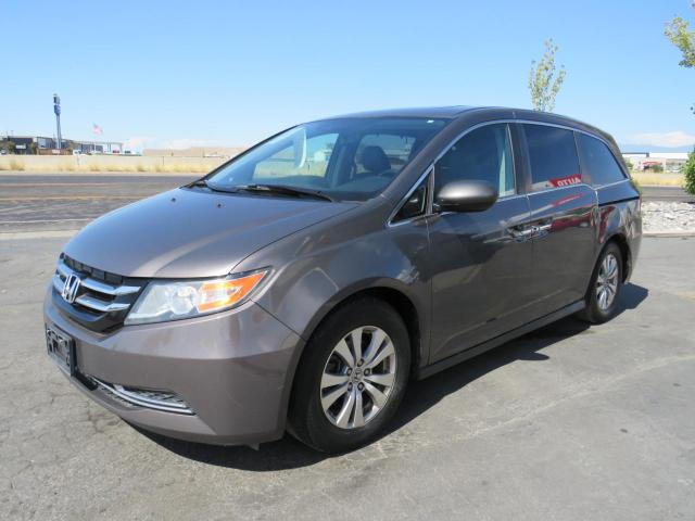 5FNRL5H60FB073142 - 2015 HONDA ODYSSEY EX GRAY photo 2