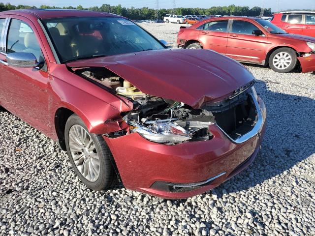 1C3CCBCB0CN113066 - 2012 CHRYSLER 200 LIMITE BURGUNDY photo 9