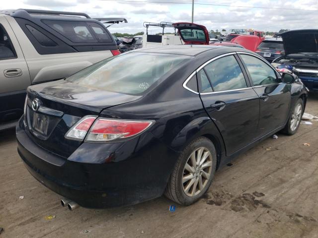 1YVHZ8CH3B5M11854 - 2011 MAZDA 6 I BLACK photo 4