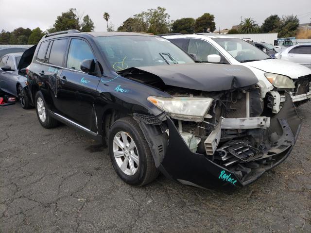 5TDZK3EH6BS040892 - 2011 TOYOTA HIGHLANDER BLACK photo 1