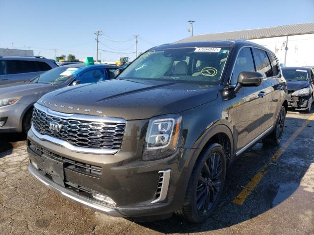 5XYP5DHC2LG034588 - 2020 KIA TELLURIDE GRAY photo 2