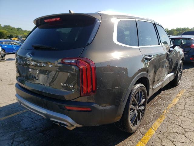 5XYP5DHC2LG034588 - 2020 KIA TELLURIDE GRAY photo 4