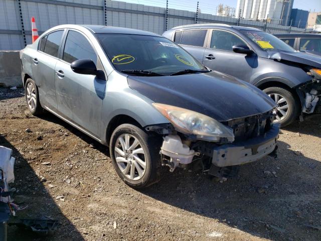 JM1BL1V79C1687067 - 2012 MAZDA 3 I GRAY photo 1