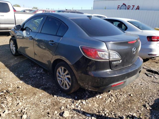 JM1BL1V79C1687067 - 2012 MAZDA 3 I GRAY photo 3