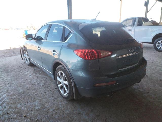 JNKAJ09E08M303234 - 2008 INFINITI EX35 BASE TEAL photo 3