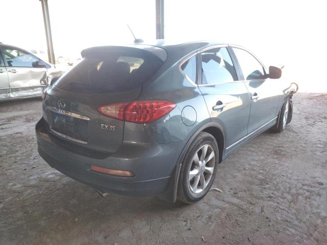 JNKAJ09E08M303234 - 2008 INFINITI EX35 BASE TEAL photo 4