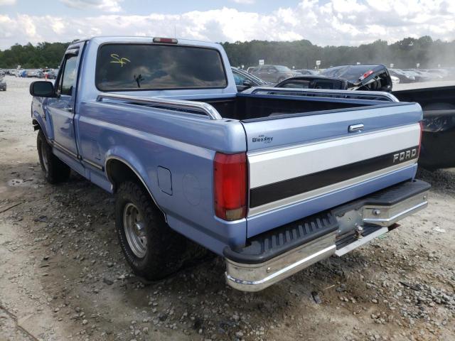 1FTEF15NXTLA02906 - 1996 FORD F150 BLUE photo 3