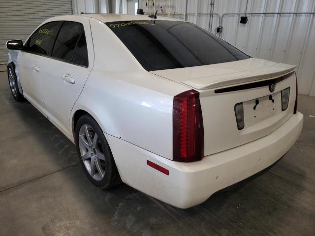 1G6DC67A250234371 - 2005 CADILLAC STS WHITE photo 3