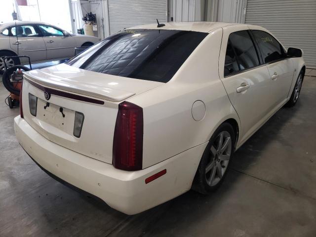 1G6DC67A250234371 - 2005 CADILLAC STS WHITE photo 4