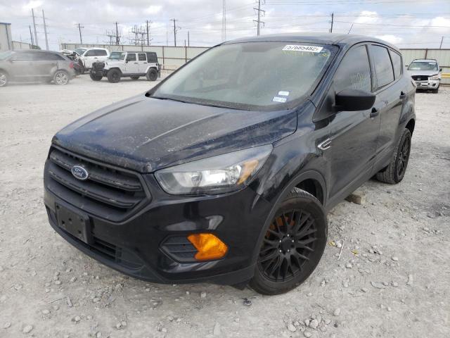 1FMCU0F71JUA09477 - 2018 FORD ESCAPE S BLACK photo 2