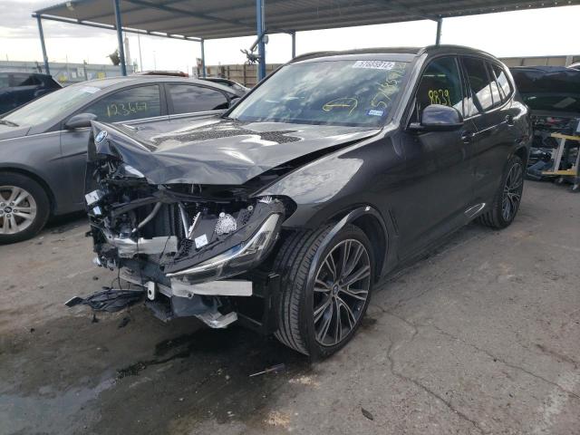 5UX43DP09N9L75408 - 2022 BMW X3 SDRIVE3 GRAY photo 2