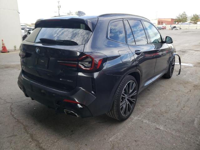 5UX43DP09N9L75408 - 2022 BMW X3 SDRIVE3 Сірий фото 4