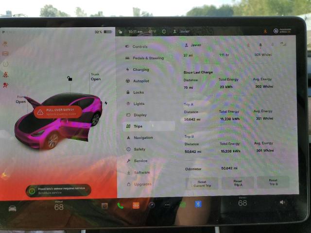 5YJYGDEE6MF101058 - 2021 TESLA MODEL Y Белый фото 8