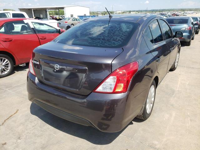 3N1CN7APXFL951064 - 2015 NISSAN VERSA S CHARCOAL photo 4